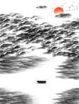 古风水墨画