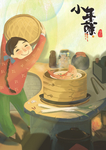 春节创意插画图案设计