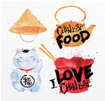 国潮创意插画图案设计