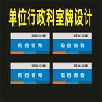 科室门型不同标牌