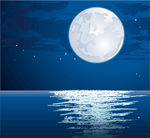 月夜星空插图