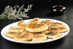 豆面黑芝麻饼