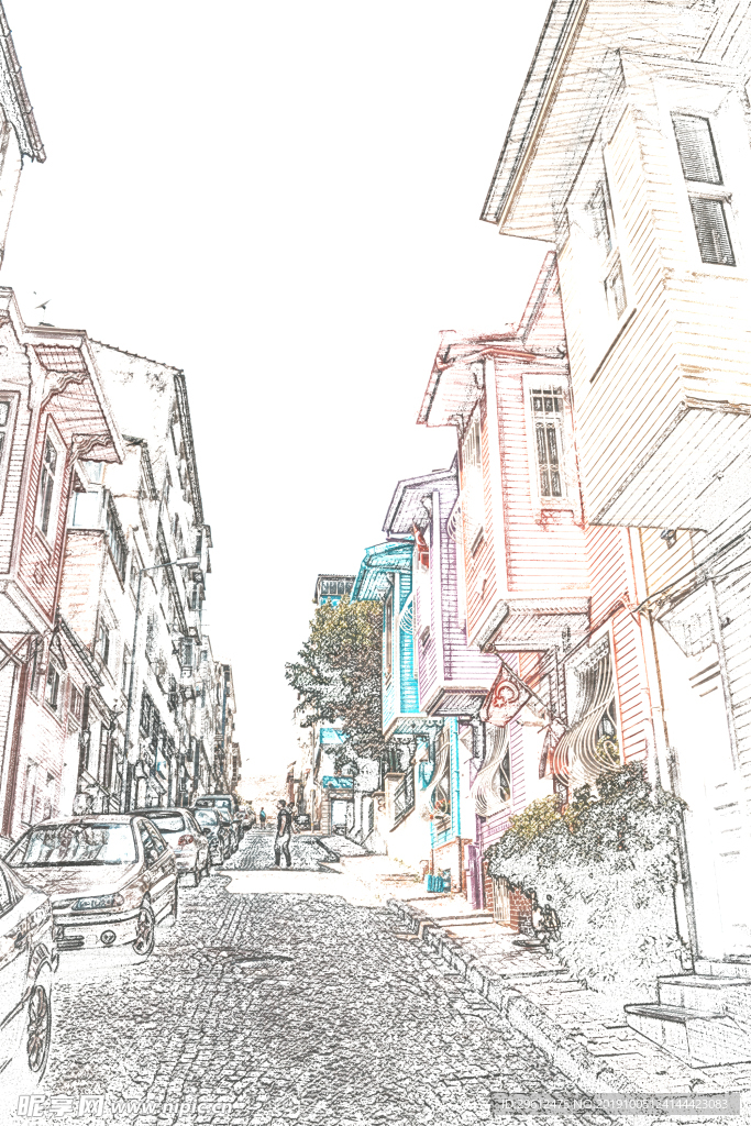 彩色铅笔画
