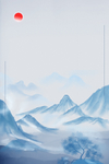 中国风山脉