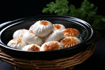 小吃葱煎包