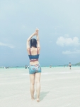 海边的美女