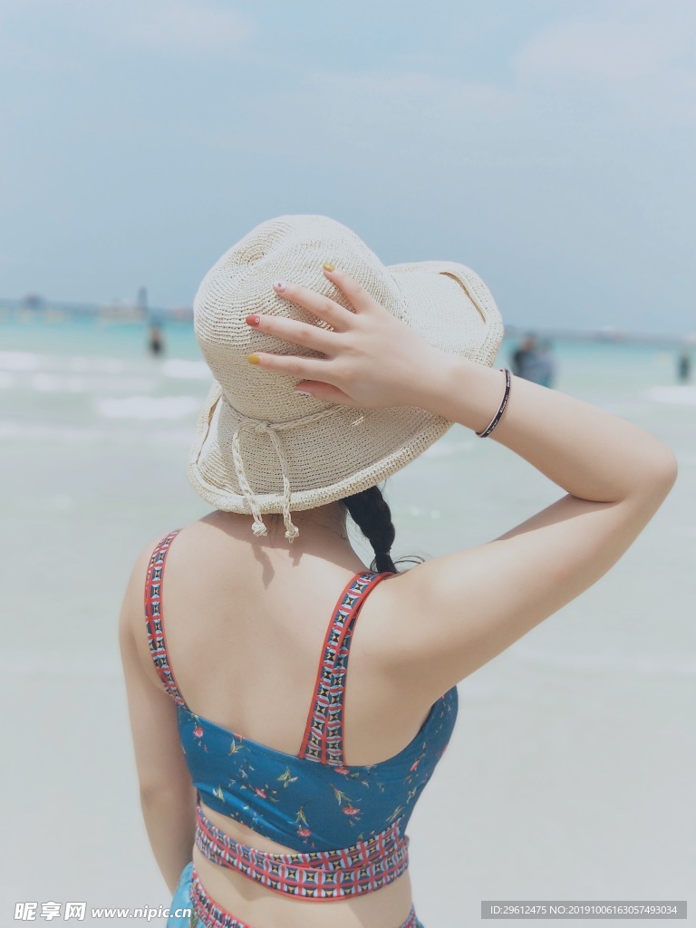 海边的美女