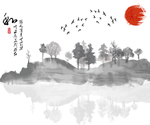 古风山水画