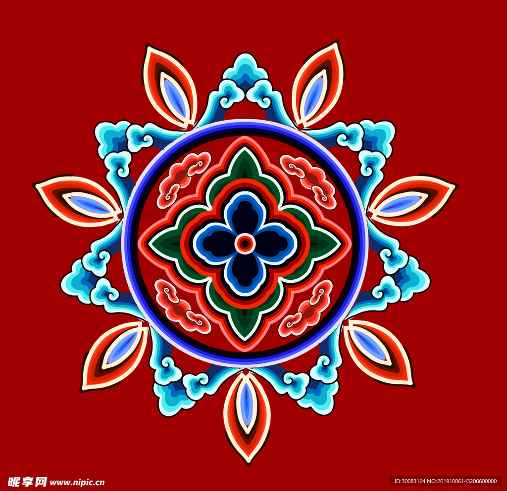 藏式花纹