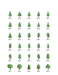 绿色小树图标