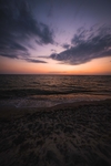 唯美海边黄昏风景