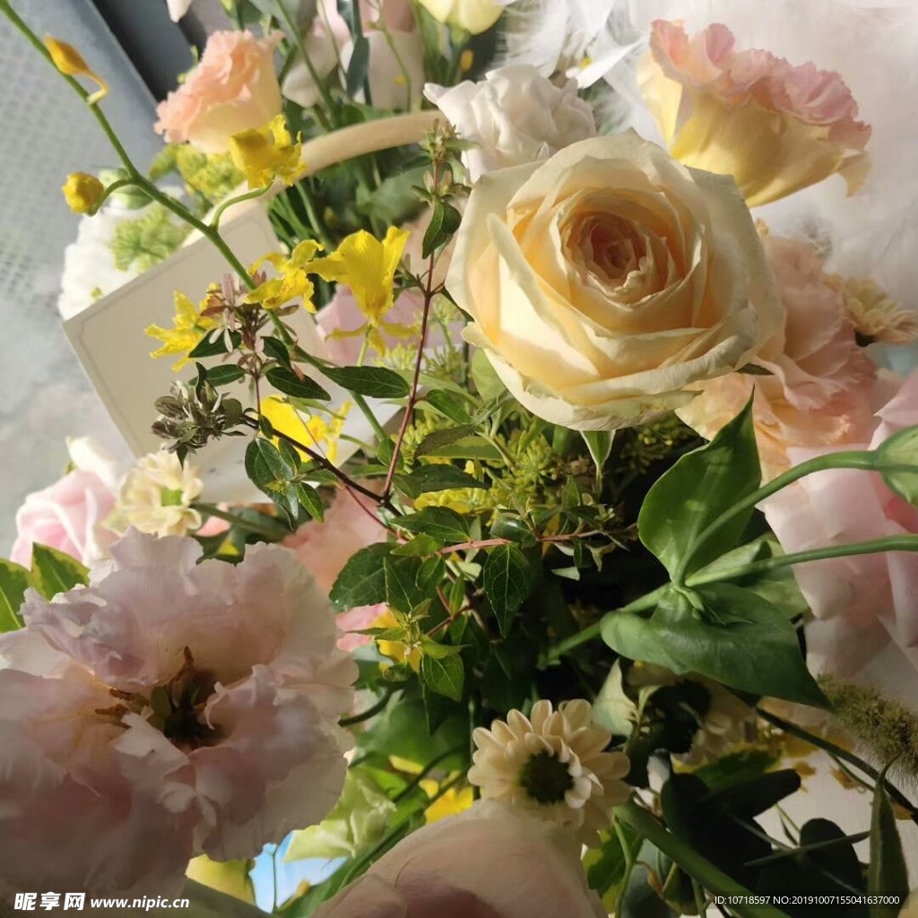 鲜花绿草