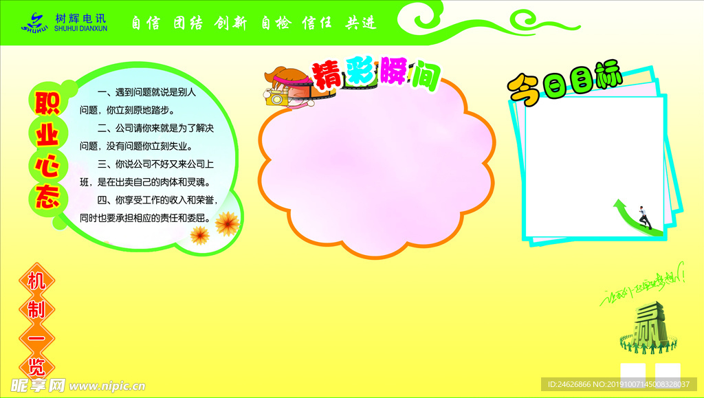 企业文化宣传栏