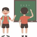 上学男孩