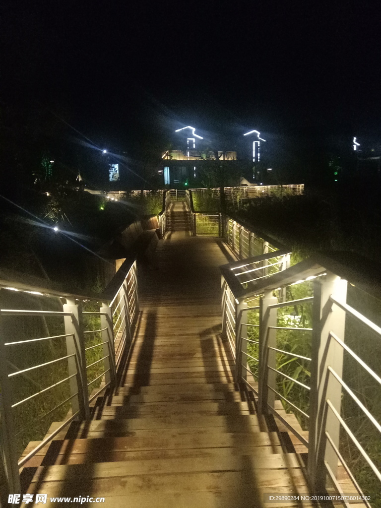 公园夜景