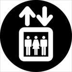 商场图标系列 升降梯图标