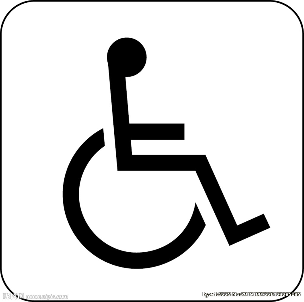 商场图标系列 残疾人图标
