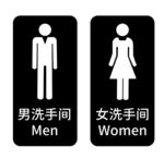 洗手间标识