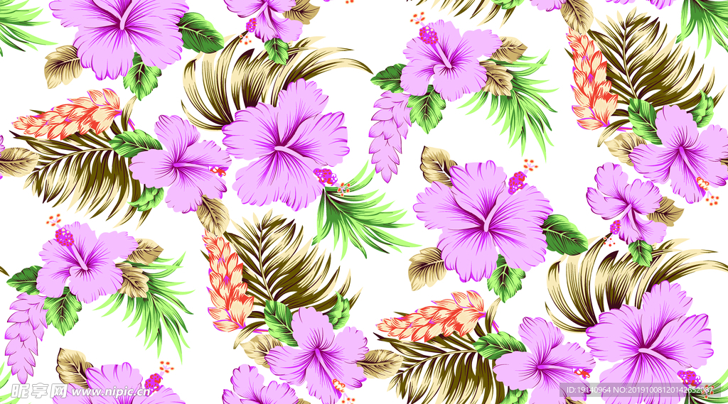 热带花