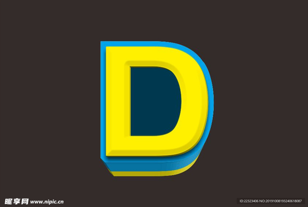 字母 D