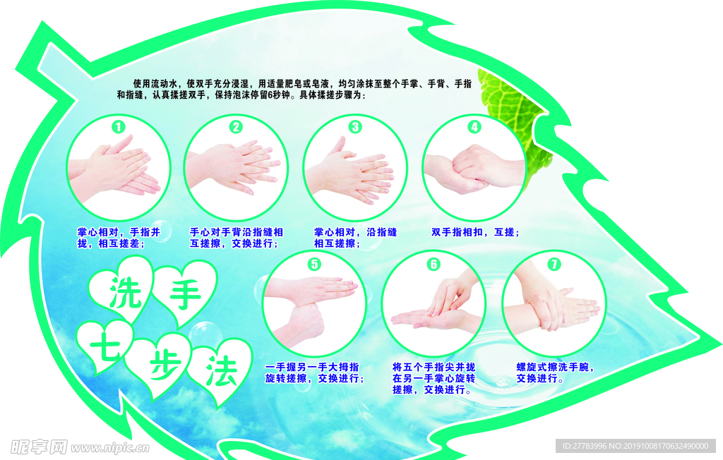 七步洗手法