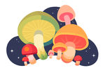 蘑菇插画