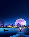 湖景