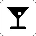 生活图标系列 鸡尾酒杯图标