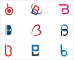 字母B图标