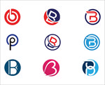 字母B图标