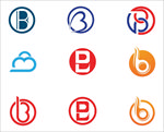 字母B图标