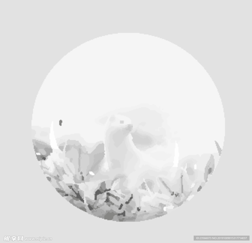 中国风水墨山水画