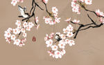 植物花鸟中国风中式传统装饰画图