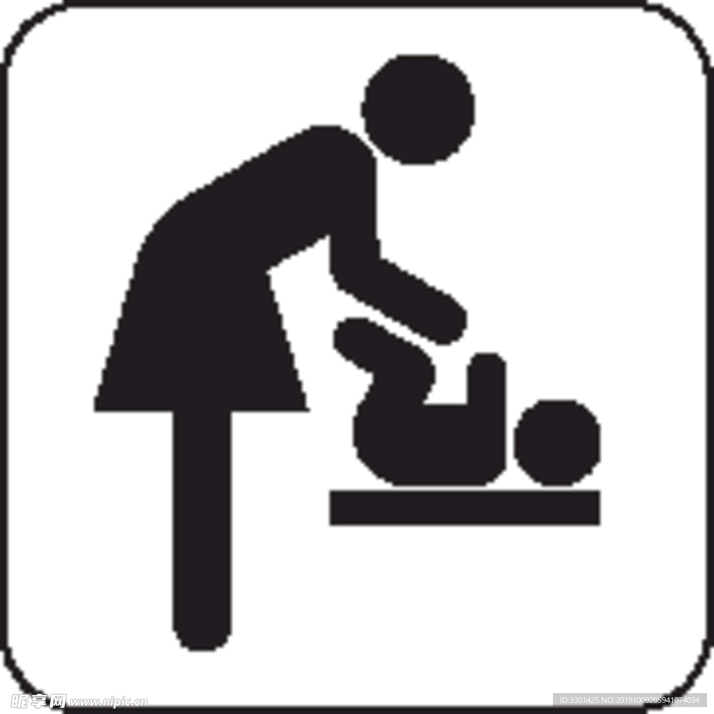 商场图标系列 母婴室图标