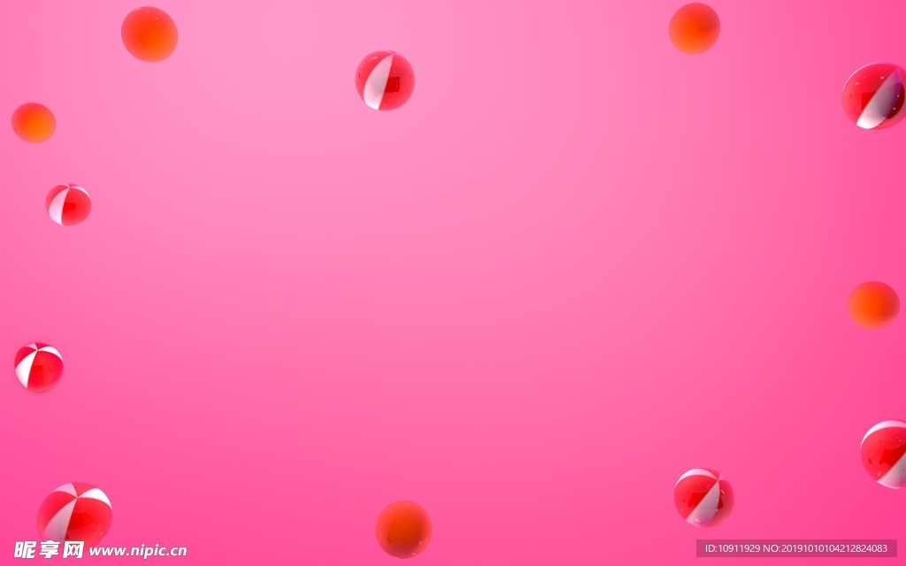 粉色小球背景