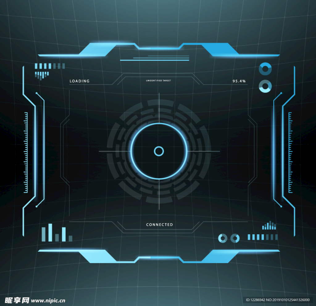 渐变科技人工智能UI界面