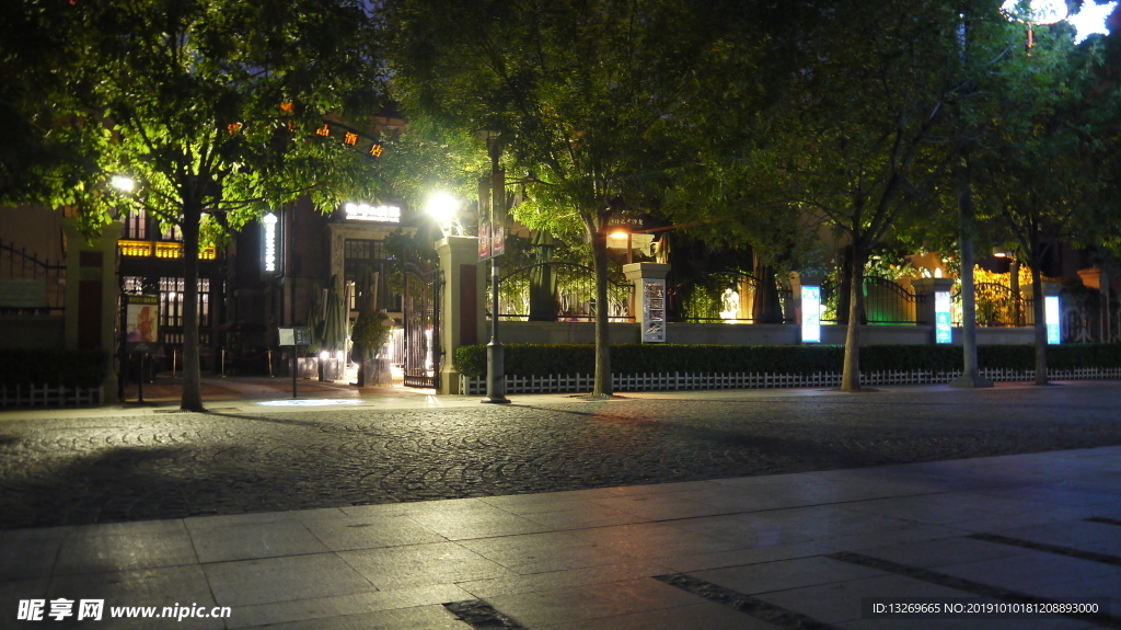 天津  天津夜景 夜色  街景