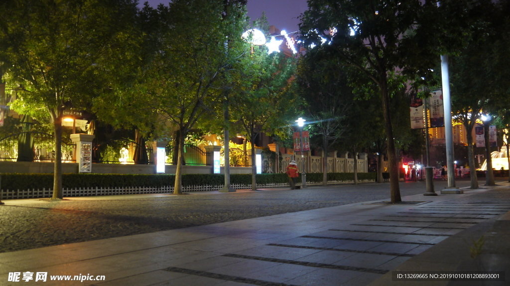 天津  天津夜景 夜色  街景