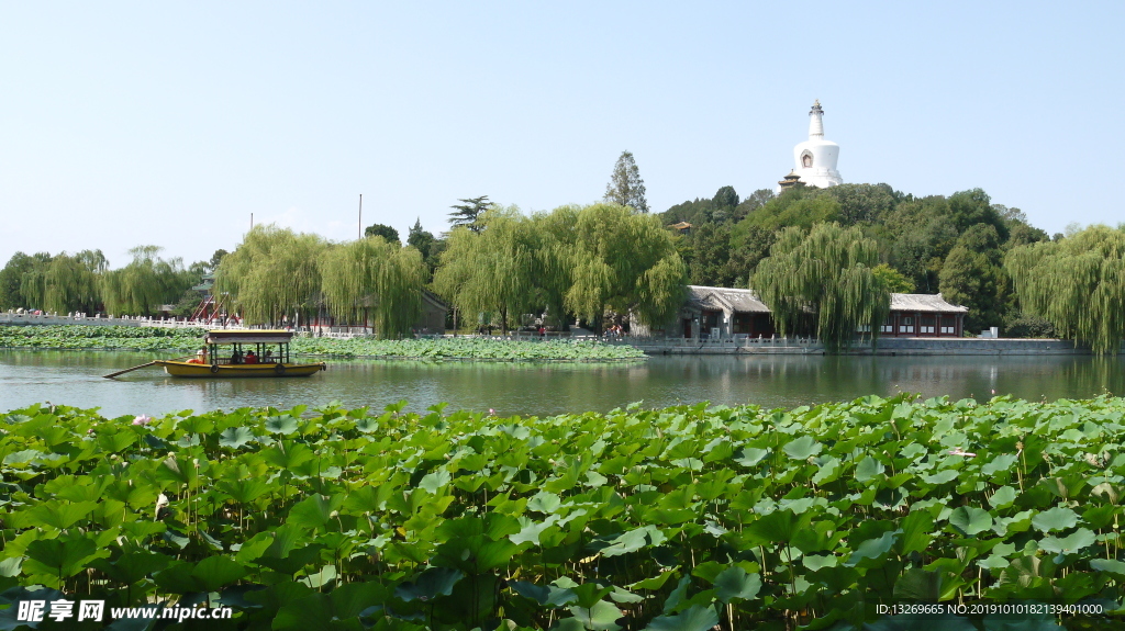 北海公园  北京风光  自然景