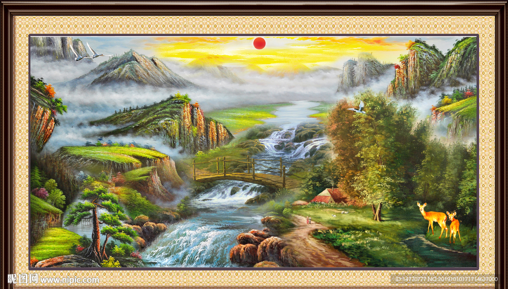 油画风景