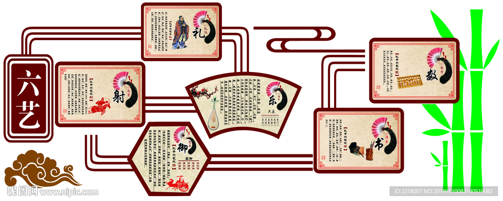 六艺形象墙