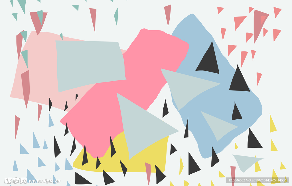 时尚不规则图案背景素材