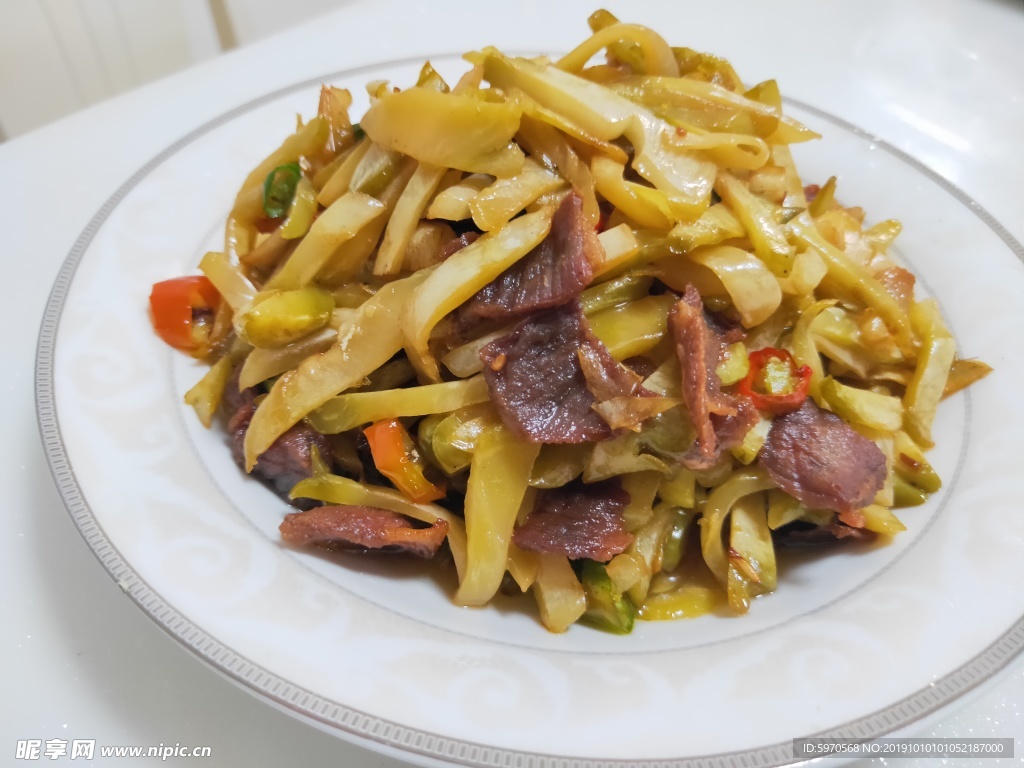 榨菜炒肉