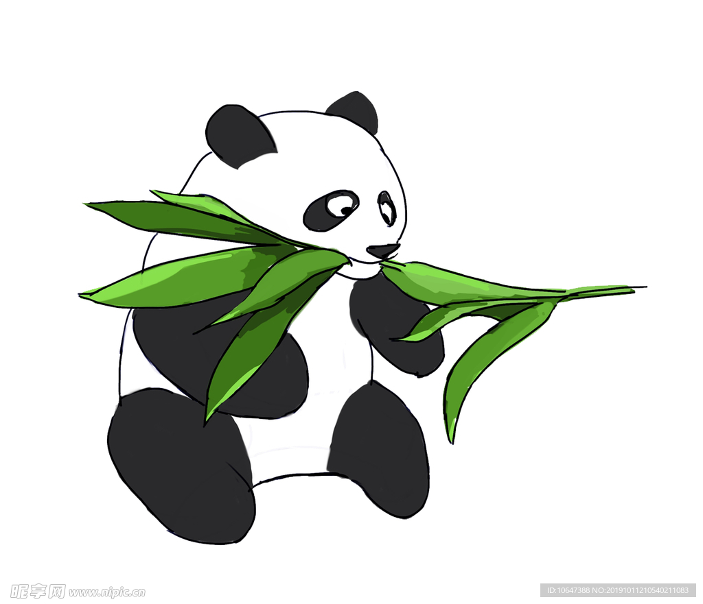 卡通熊猫