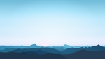 山天空简单绘画设计背景