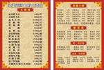 菜单价格