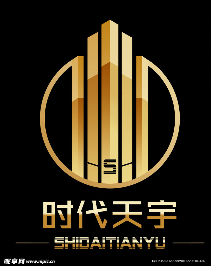 金色logo