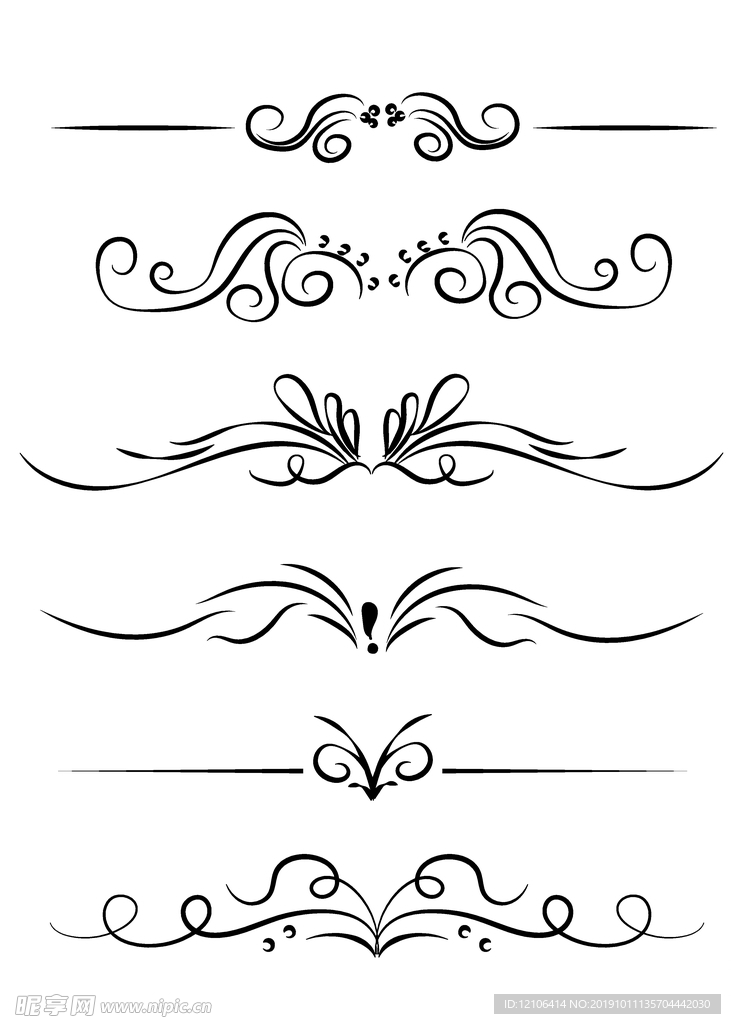 古典欧式矢量花纹设计