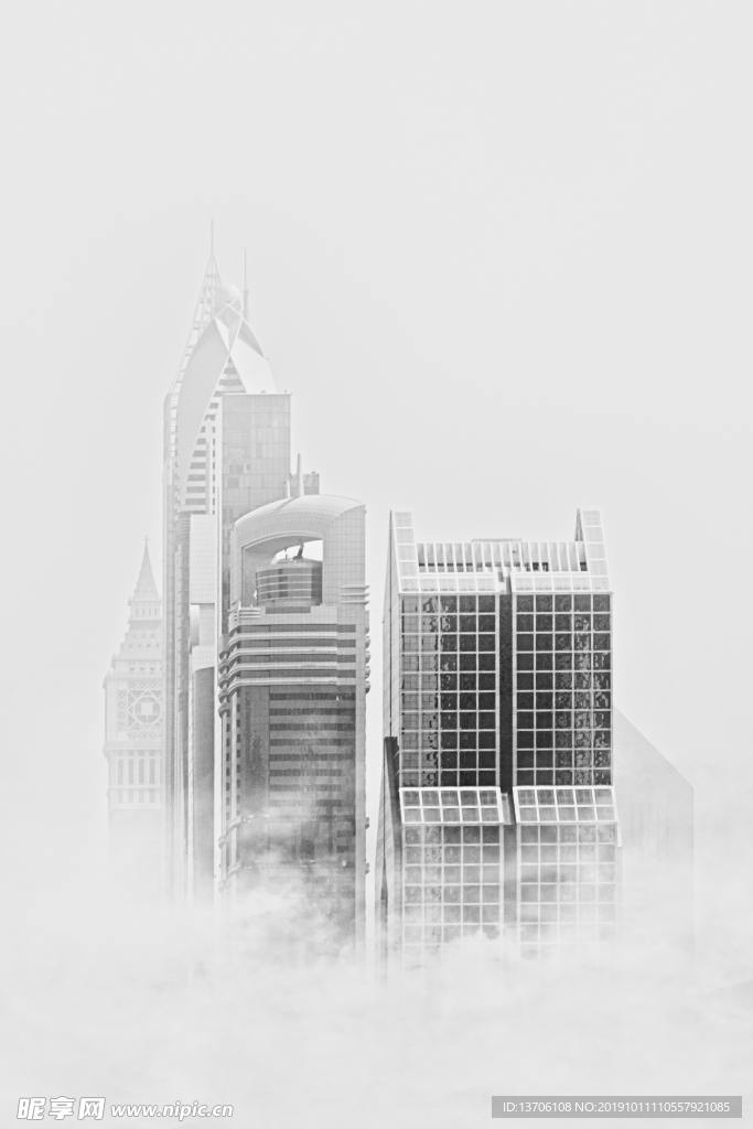 黑白建筑
