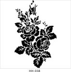 玫瑰 花 叶子 单花 黑色
